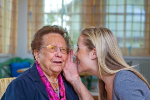 a grandson to visit his grandmother. listen to the conversation