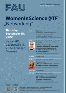 Towards entry "Invitation to all female students and scientists at the TF"