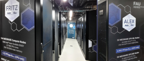 Towards entry "New supercomputer cluster at FAU – one of the fastest and greenest in the world"