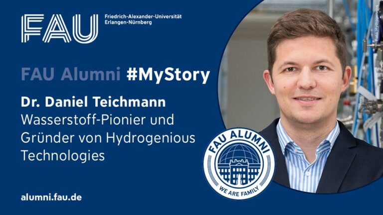 FAU Alumni #MyStory: Daniel Teichmann – Hydrogen pioneer