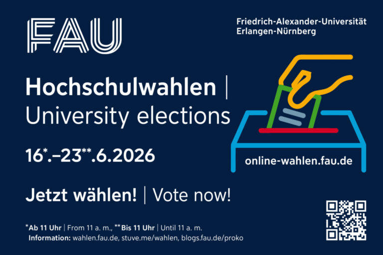 University elections: Stand for election and help shape FAU!